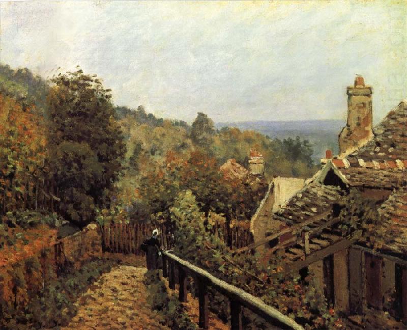 Sentier de la mi-cote,Louveciennes, Jean-Antoine Watteau